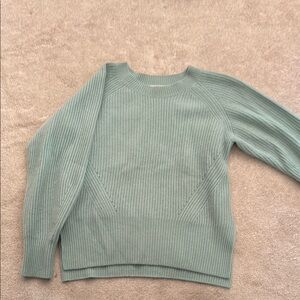 Women's Ribbed Sweater - Green